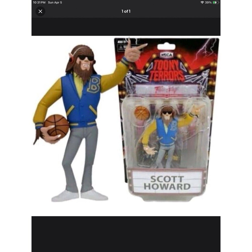 NECA Toony Terrors Teen Wolf Scott Howard 6” Action Figure NEW, SEALED READ